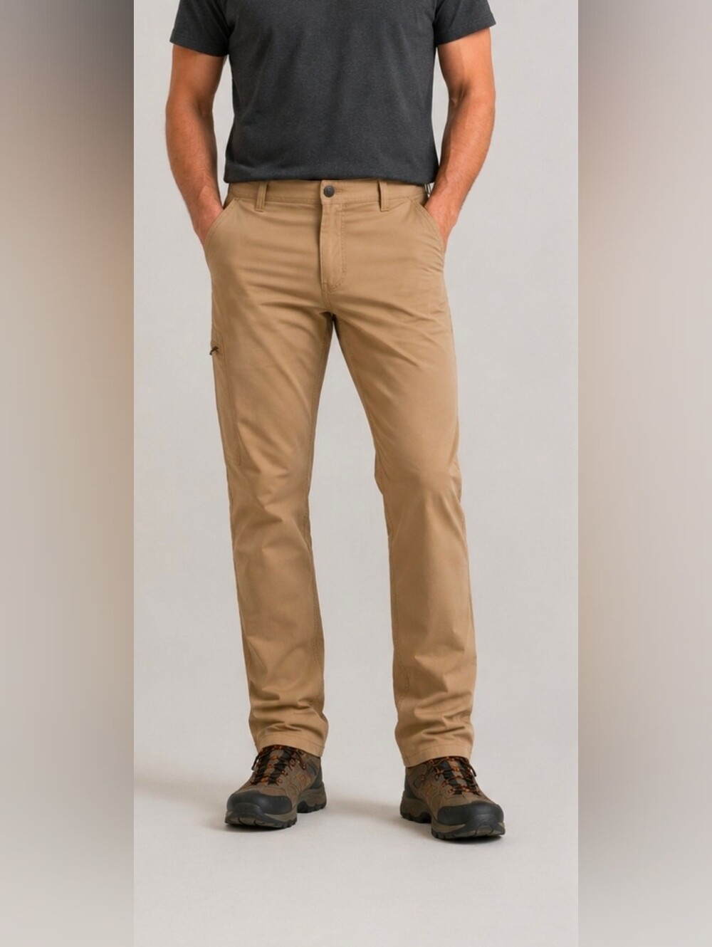 Wrangler ATG Men’s All Terrain Gear Performance 34/34 Hiking Pants Tan